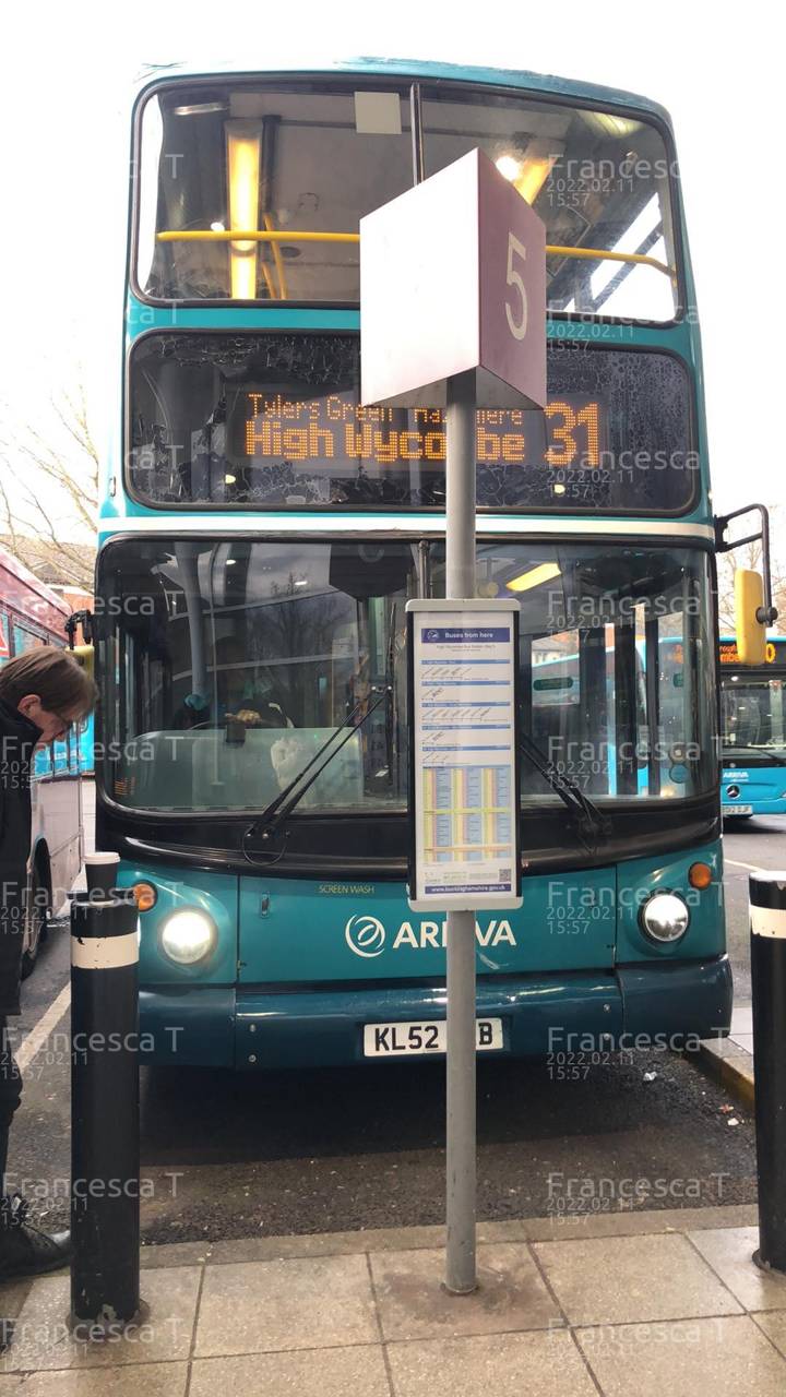 Image of Arriva Beds and Bucks vehicle 4819. Taken by Francesca T at 15.57 on 2022.02.11